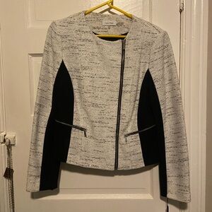 Calvin Klein Women's Black and White/Gray Jacket